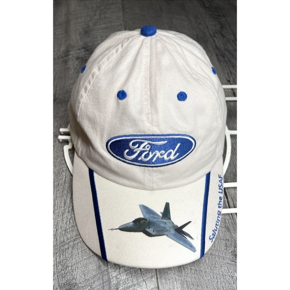 Ford Air Venture Hat‎ Salute to USAF Logo Embroidered Cap Strapback Adjustable